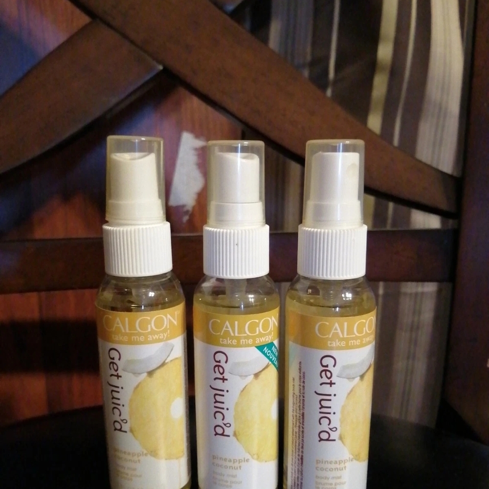 Pineapple Coconut Body Mist - White and Yellow